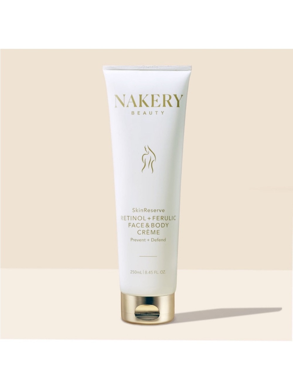 Nakery SkinReserve Retinol + Ferulic Face & Body Crème 8.4 Fl oz. New/sealed